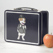 Lunch Box Chien en chambre avec ruban (En situation)