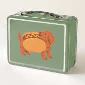 Lunch Box Chien en costume hot dog (Dos)