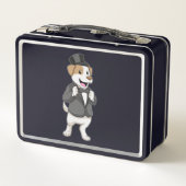 Lunch Box Chien en marié avec ruban (Dos)