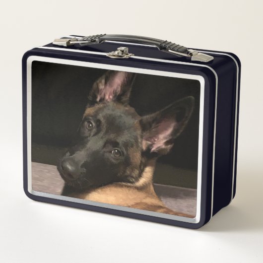 Lunch Box Chien malinois (Devant)