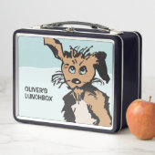 Lunch Box Chien mignon avec yeux bleu chiot (En situation)
