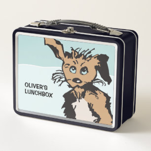 Lunch Box Chien mignon avec yeux bleu chiot