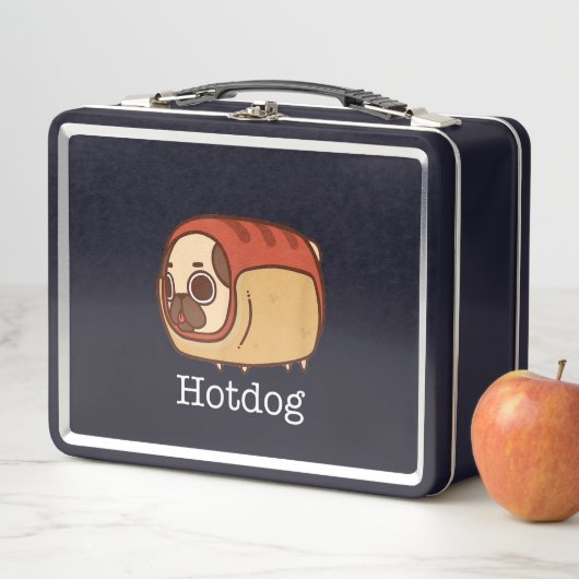 Lunch Box chien mignon | Beau Amoureux des chiens Carlin (En situation)