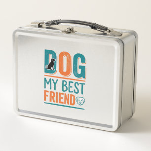 Lunch Box Chien Mon Meilleur Ami Vintage Conception De Chemi