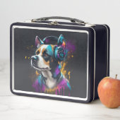 Lunch Box Chien peint (En situation)