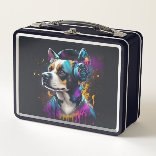 Lunch Box Chien peint (Devant)