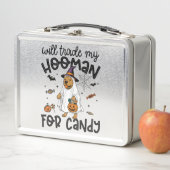 Lunch Box Chien Pitpull Halloween Fantôme Épouvantable (En situation)