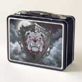 Lunch Box Chien-taureau gothique (Dos)