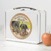 Lunch Box Chiens de chiot mignons avec un visage triste (En situation)