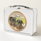 Lunch Box Chiens de chiot mignons avec un visage triste (Devant)