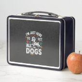 Lunch Box Chiens Drôles Amoureux Des Animaux Vector (En situation)