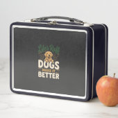 Lunch Box Chiens drôles rendent ça mieux (En situation)