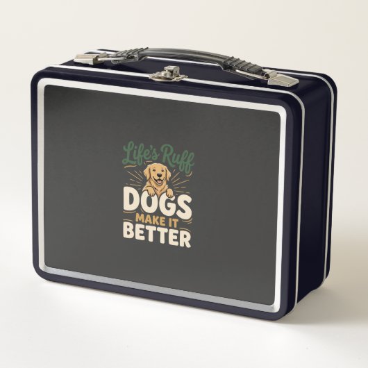 Lunch Box Chiens drôles rendent ça mieux (Devant)
