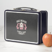 Lunch Box Chiens effrayants d'Halloween parce que les gens s (En situation)