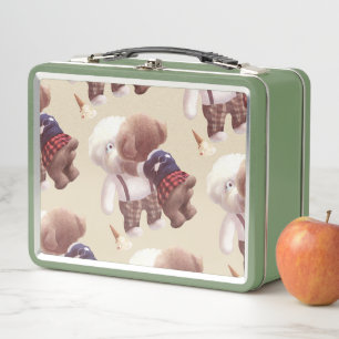 Lunch Box Chiens mignons Accrochage