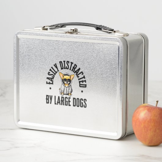 Lunch Box Chihuahua Chien drôle Facilement Distrait Par Un C (En situation)