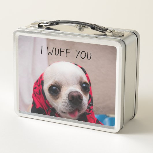 Lunch Box Chihuahua mignon Je vous jure que vous aimez Valen (Dos)
