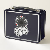 Lunch Box Chip & Dice pour Poker (Dos)
