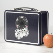 Lunch Box Chip & Dice pour Poker (En situation)