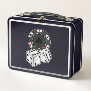 Lunch Box Chip & Dice pour Poker