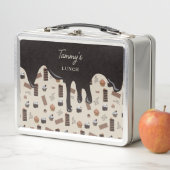 Lunch Box Chocolat Thème Motif Recette Livre de recettes (En situation)