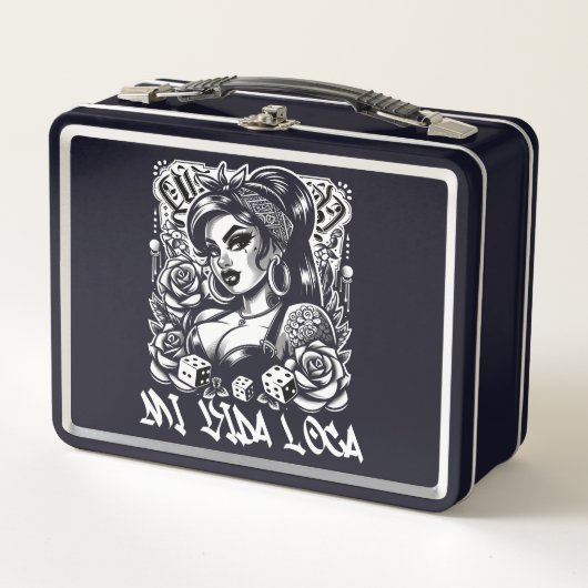 Lunch Box Chola Mi Vida Loco - Art de style rue gras (Devant)