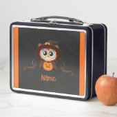 Lunch Box Chouette/Automne/Automne/Halloween/citrouille (En situation)