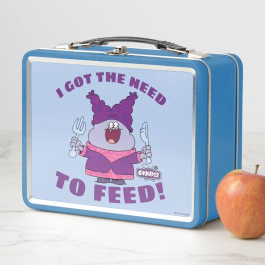 Lunch Box Chouette avec Fourche et couteau (En situation)