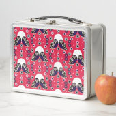 Lunch Box Chouette d'art populaire (En situation)