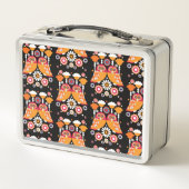 Lunch Box Chouette d'art populaire (Dos)