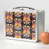 Lunch Box Chouette d'art populaire (En situation)