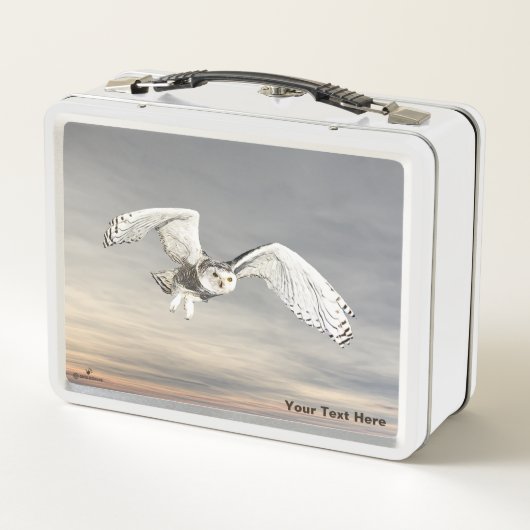 Lunch Box Chouette des neiges (Dos)