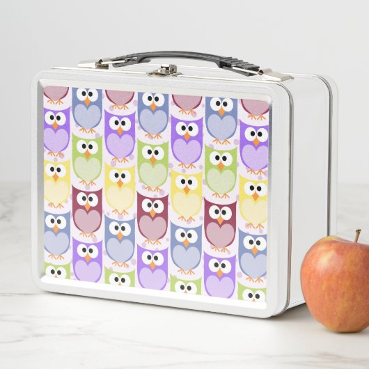 Lunch Box Chouettes mignonnes, Chouette Motif, Chouettes pou (En situation)