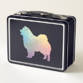 Lunch Box Chow Chow Chien race Geo Silhouette Pastel (Dos)