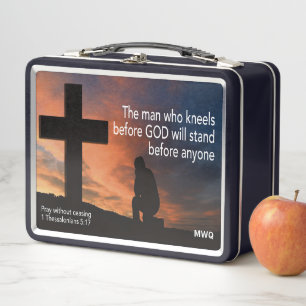 Lunch Box Chrémonogramme PRIEZ SANS CESSE Cabine