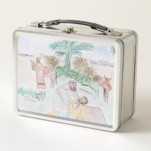 Lunch Box Christian Artwork Le bon samaritain