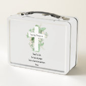 Lunch Box Christian Kids Lunch Heure Prière & Nom personnali (Dos)