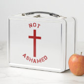 Lunch Box Christian Not Honamed Croix Rouge et la Bible Vers (En situation)