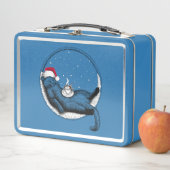 Lunch Box Christmas Cat (En situation)
