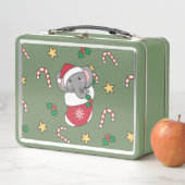 Lunch Box Christmas Snow Winter Animals Classic (En situation)