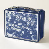 Lunch Box Chrysanthèmes - Effet Cyanotype (Dos)
