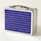 Lunch Box chupi-Abathur avec description Boîte à Repas Métal (Dos)