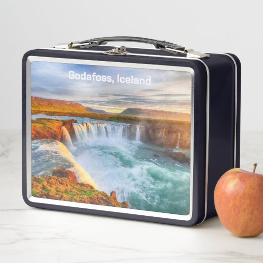Lunch Box Chutes de Godafoss, Islande (En situation)