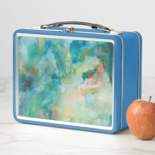 Lunch Box Ciel bleu | turquoise interstellaire (En situation)
