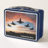 Lunch Box Cinq Jets de combat (Devant)