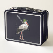 Lunch Box Cire à la pêche avec canne à pêche (Dos)