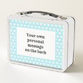 Lunch Box Cirque personnalisé Enfants (Dos)