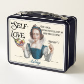 Lunch Box Citation d'amour personnel unique Vintage (Dos)