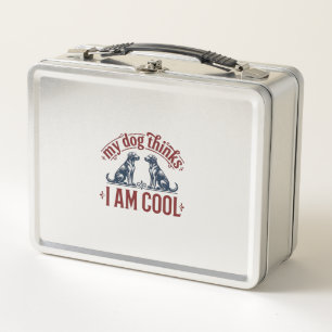 Lunch Box Citation de chien drôle Gravure vintage Design de