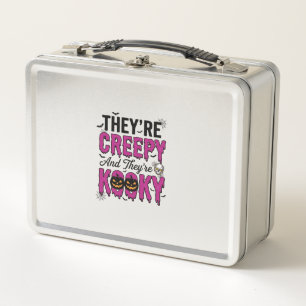 Lunch Box Citation Halloween Créatif Effrayant Drôle Vintage
